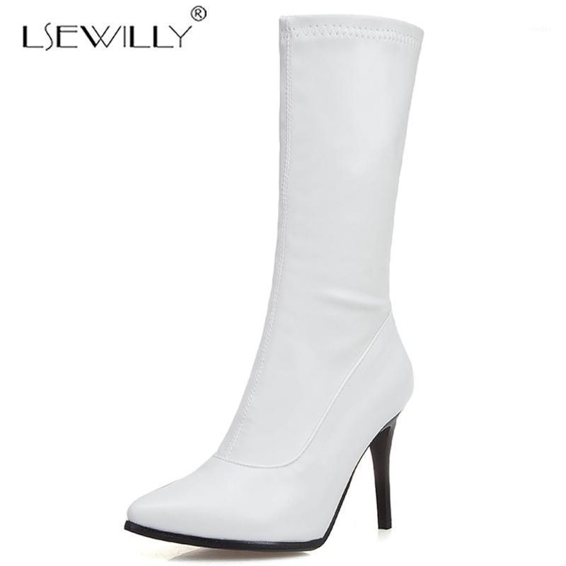 Lsewilly Winter Women Shoes Leopard Flock PU Leather Zipper Boots Sexy Pointed Toe Thin High Heel Mid Calf Boots Size 32-50 K701, Black
Lsewilly Winter Women Shoes Leopard Flock PU Leather Zipper Boots Sexy Pointed Toe Thin High Heel Mid Calf Boots Size 32-50 K701, Black