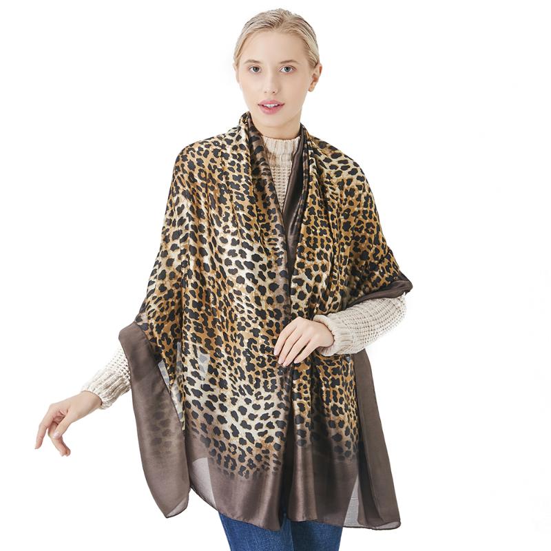 New Spring Silk Scarf Women's Luxury Designer Leopard Shawl Wraps Summer Beach Cover-up Foulard Femme Long Bandana Bufanda Mujer
New Spring Silk Scarf Women's Luxury Designer Leopard Shawl Wraps Summer Beach Cover-up Foulard Femme Long Bandana Bufanda Mujer