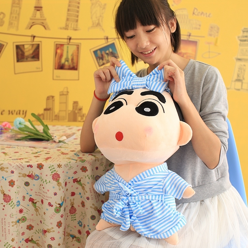 Explosion Dressing Crayon Shinchan Plush Toy Cute Funny Ragdoll Doll Net Red Sleeping Pillow Cute Shinchan Big Pillow Girl Bir L