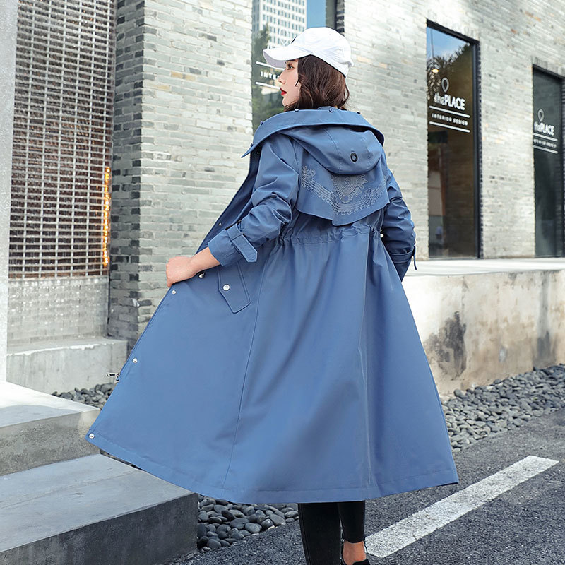 Fashion Cotton Liner Parker Parkas New Winter Jacket Women Long Hooded Parka Adjustable Waist Warm Fur Collar Coat 201019