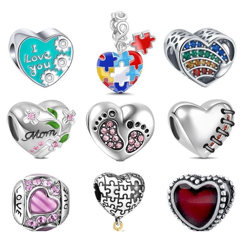 New 925 Sterling Silver Cross Love Heart Mom Charms Green/Gold/Blue Enamel Beads Fits Pandora Bracelet Diy For Women Jewelry 7Nztq, Black
New 925 Sterling Silver Cross Love Heart Mom Charms Green/Gold/Blue Enamel Beads Fits Pandora Bracelet Diy For Women Jewelry 7Nztq, Black