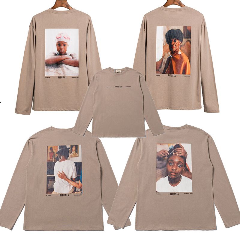 FG Fear Of God FOG Character print round neck long sleeves oversize T-shirt Designer Autumn winter luxury clothing pullover Hooded
FG Fear Of God FOG Character print round neck long sleeves oversize T-shirt Designer Autumn winter luxury clothing pullover Hooded