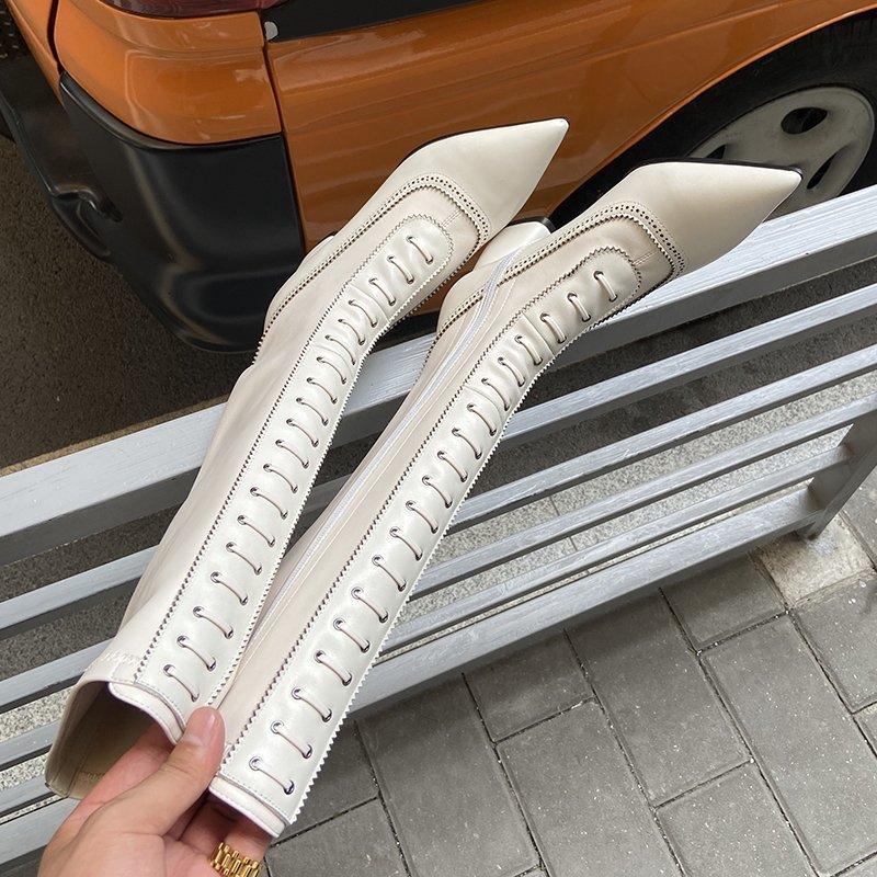 2020 Fashion Women Knee Boots Autumn HigH Heeled Shoes Pointed Black Combat Boots Women Zippper White Leather Knee High, Beige
2020 Fashion Women Knee Boots Autumn HigH Heeled Shoes Pointed Black Combat Boots Women Zippper White Leather Knee High, Beige