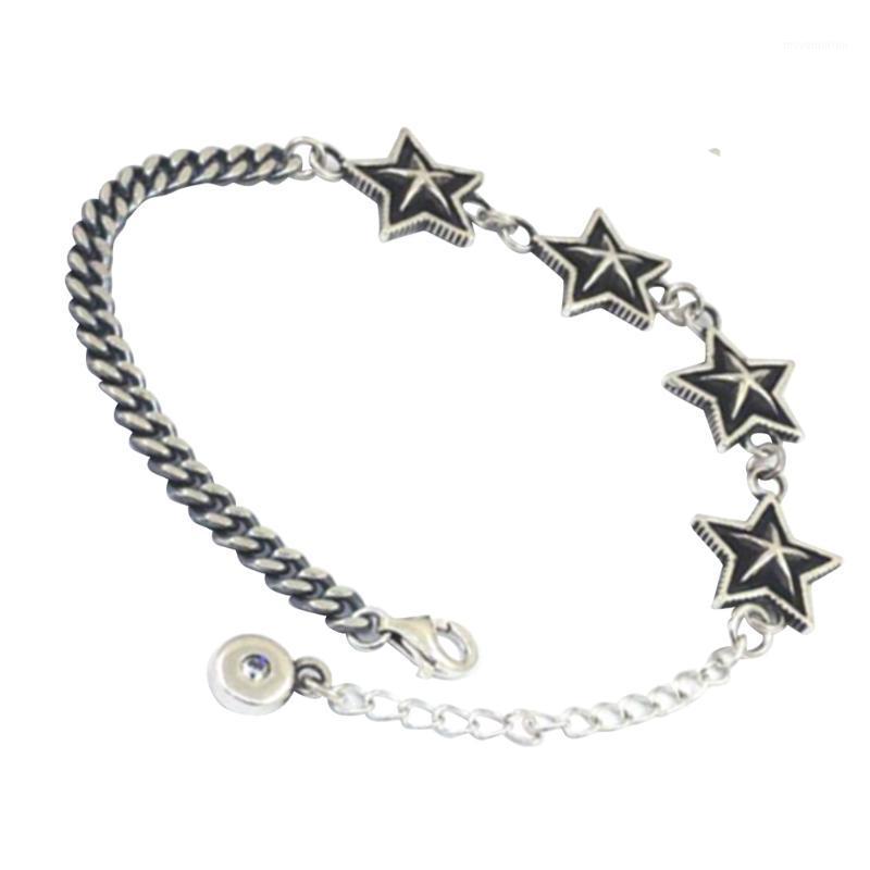 Adjustable Charm Star Pendent Beaded Bracelets Sterling Silver Color Bangles Gift Punk Cool Style for Lady Women Men1
Adjustable Charm Star Pendent Beaded Bracelets Sterling Silver Color Bangles Gift Punk Cool Style for Lady Women Men1