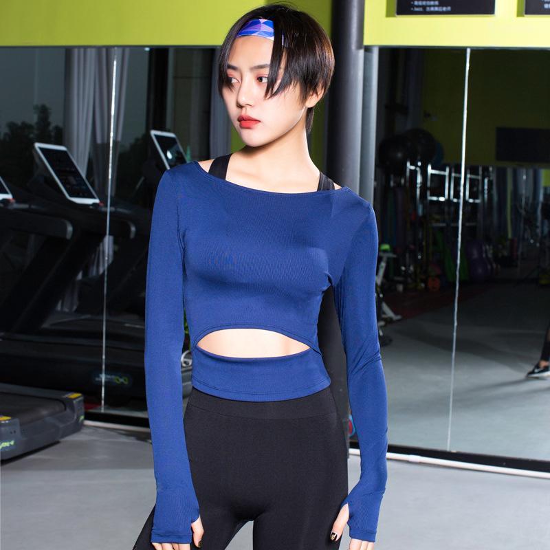 2020 Women' Gym White Yoga Tops Long Sleeve Fitness Running T-Shirt Training Yoga Sportswear1, Black
2020 Women' Gym White Yoga Tops Long Sleeve Fitness Running T-Shirt Training Yoga Sportswear1, Black