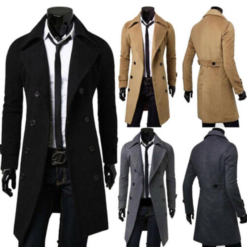 Men's Fashion Jacket Warm Winter Trench Long Outwear Button Smart Overcoat Streetwear Windproof Overcoat, Black
Men's Fashion Jacket Warm Winter Trench Long Outwear Button Smart Overcoat Streetwear Windproof Overcoat, Black