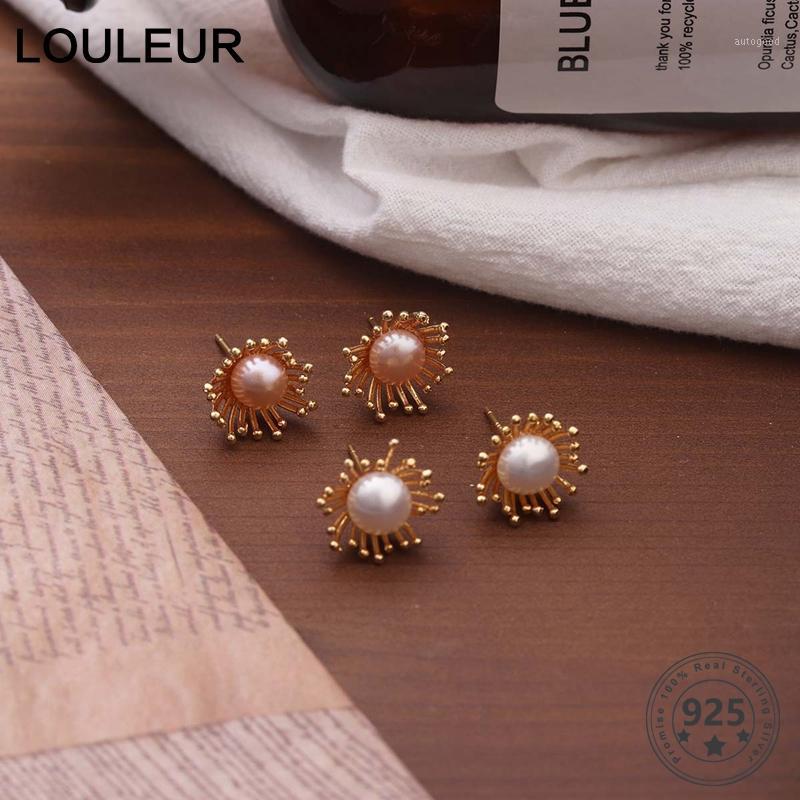 Stud LouLeur Natural Pearl Earrings Elegant Handmade 925 Silver Flower For Women Fashion Jewelry Gifts 2021 1
Stud LouLeur Natural Pearl Earrings Elegant Handmade 925 Silver Flower For Women Fashion Jewelry Gifts 2021 1