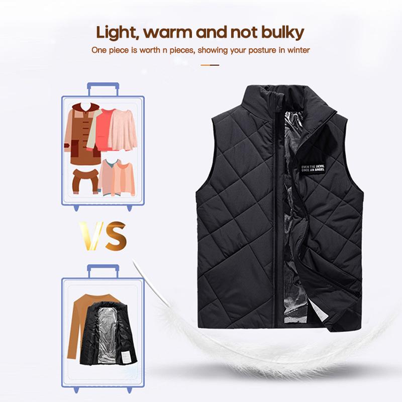 Women Vest Jacket Clothing Winter Smart Control Heated Sleeveless Coat USB Electrical heated Waistcoat for Outdoor sport Hiking, Black
Women Vest Jacket Clothing Winter Smart Control Heated Sleeveless Coat USB Electrical heated Waistcoat for Outdoor sport Hiking, Black