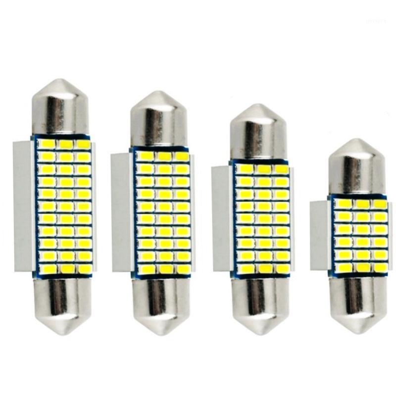 

Festoon 31mm 36mm 39mm 41mm C5W 18 27 30 33 SMD 3014 LED Car Map Roof Reading Light Auto Interior Dome Lamp License Plate Bulb1, As pic