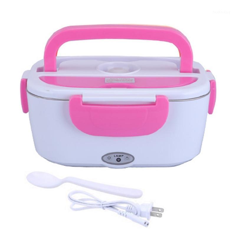 12/110/220V Portable Electric Heated Lunch Box Bento Boxes Car Rice X9FE1