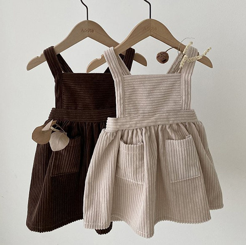 LZL Newest Korean Japan Australia INS Baby Girls Corduroy Dresses Sleeveless Pockets Dresses Children Girls Princess Newborn Dresses
LZL Newest Korean Japan Australia INS Baby Girls Corduroy Dresses Sleeveless Pockets Dresses Children Girls Princess Newborn Dresses