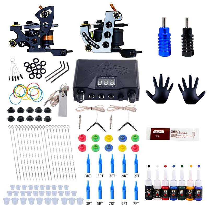Complete Tattoo Kit Coil Tattoo Machine Set Power Supply Needles Professional Machine Kit for Beginner Starter
Complete Tattoo Kit Coil Tattoo Machine Set Power Supply Needles Professional Machine Kit for Beginner Starter