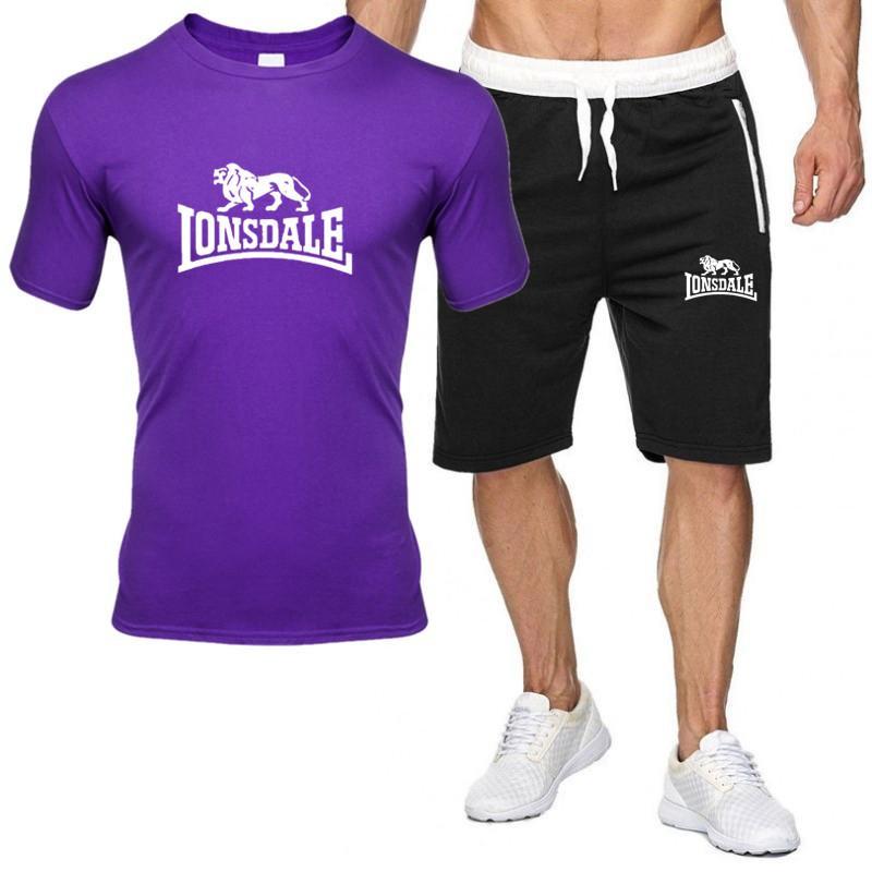 Men Summer LONSDALE Sportswear Sets Short sleeve T-shirts+ Pants New Fashion Casual s+T-shirts 2 pieces Q0125, Green--black--h
Men Summer LONSDALE Sportswear Sets Short sleeve T-shirts+ Pants New Fashion Casual s+T-shirts 2 pieces Q0125, Green--black--h