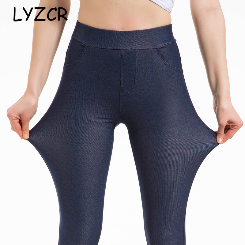 Skinny Jeans Leggings for Women Slim Casual Women's Stretch Leggings Plus Size Leggings Women Pants Big Stretch Leggins Mujer 201014