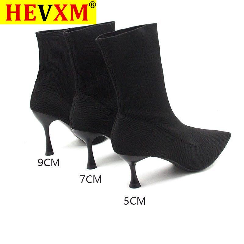 2020 Winter Spring Elegant Women Gray Beige Heels Sock Boots Designer Thin High Heel Black Stretch knitting Boots Shoes, Black 9cm
2020 Winter Spring Elegant Women Gray Beige Heels Sock Boots Designer Thin High Heel Black Stretch knitting Boots Shoes, Black 9cm