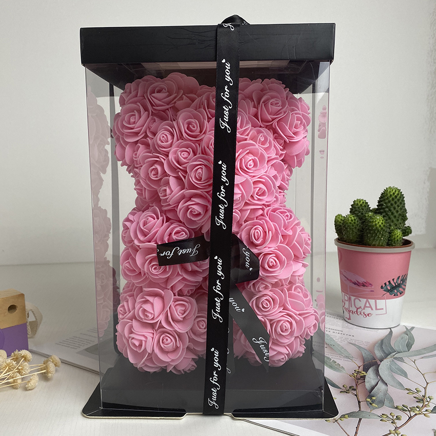 Hot Sale 25cm Soap Foam Bear of Roses Teddi Bear Rose Flower Artificial New Year Gifts for Women Valentines Gift Christmas, A bunch of random colors
Hot Sale 25cm Soap Foam Bear of Roses Teddi Bear Rose Flower Artificial New Year Gifts for Women Valentines Gift Christmas, A bunch of random colors
