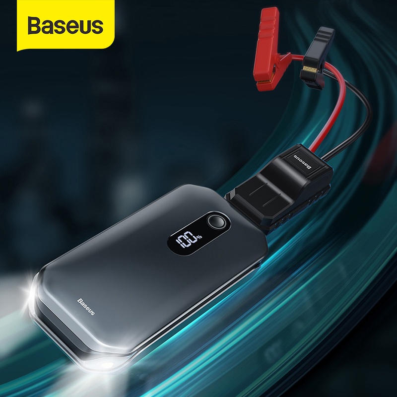 

Baseus Car Jump Starter 12000mAh Portable Auto Power Bank Battery 1000A Car Booster Battery Emergency Starter Battery for Car Q0109
