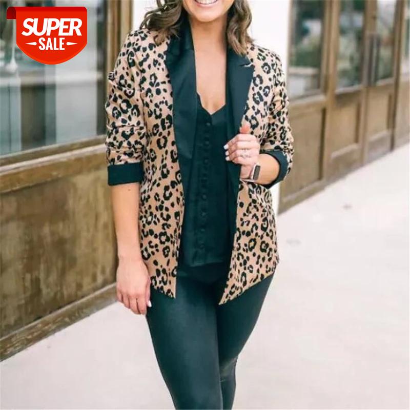 Autumn Women Leopard Coat Office Lady Long Sleeve Single Breasted Jacket Casual Lapel Outwear Blazer Slim Tops Fashion #uz0C, Black;brown
Autumn Women Leopard Coat Office Lady Long Sleeve Single Breasted Jacket Casual Lapel Outwear Blazer Slim Tops Fashion #uz0C, Black;brown