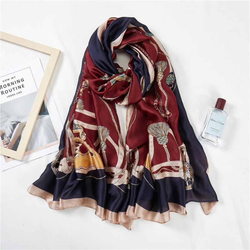 Scarves Silk Women Scarf Long Shawl Casual Beach Towel Summer Foulard Wine Red Echarpe Top Selling Tassel Print, Blue;gray
Scarves Silk Women Scarf Long Shawl Casual Beach Towel Summer Foulard Wine Red Echarpe Top Selling Tassel Print, Blue;gray