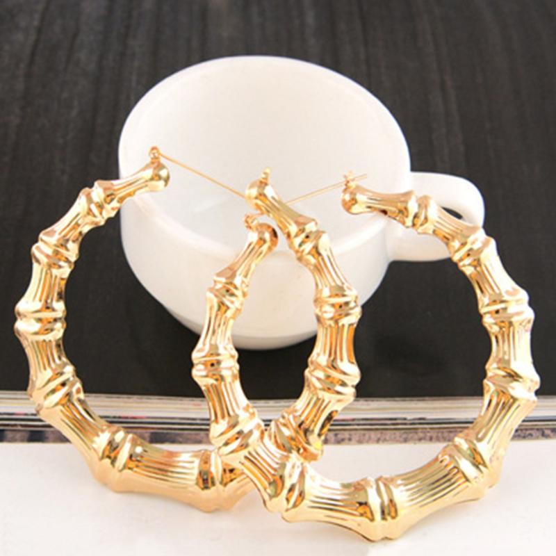 Big Round Bamboo Hoop Earrings Exaggerated Geometric Triangle Earring Metal Jewelry Fashion Women Bohemia Banquet Party Jewelry
Big Round Bamboo Hoop Earrings Exaggerated Geometric Triangle Earring Metal Jewelry Fashion Women Bohemia Banquet Party Jewelry