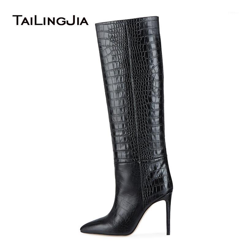 Black Knee High Boots For Women 2020 High Stiletto Heel Pointed Toe Long Boots Slip On Tall Boot Laides Winter Shoes Large Size1, Plush lining
Black Knee High Boots For Women 2020 High Stiletto Heel Pointed Toe Long Boots Slip On Tall Boot Laides Winter Shoes Large Size1, Plush lining