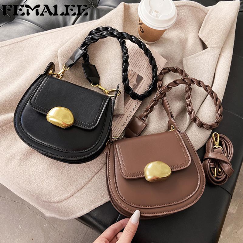 Ins Hot Vintage Half Moon Saddle Bags 2021 Spring Solid Color Underarm Purses For Women High Quality Fashion Crossbody Handbags, Black
Ins Hot Vintage Half Moon Saddle Bags 2021 Spring Solid Color Underarm Purses For Women High Quality Fashion Crossbody Handbags, Black