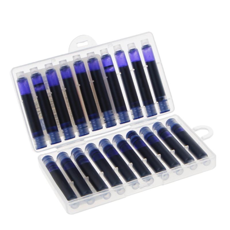 20 Pcs Replaceable Fountain Pen Ink Cartridge Refill Ink Sac Universal Design J78A5179627