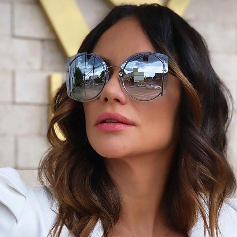 Sunglasses 2021 Brand Round For Women Vintage Rimless Oversized Alloy Sun Glasses Female Gradient Elegant Gray Pink Shades
Sunglasses 2021 Brand Round For Women Vintage Rimless Oversized Alloy Sun Glasses Female Gradient Elegant Gray Pink Shades