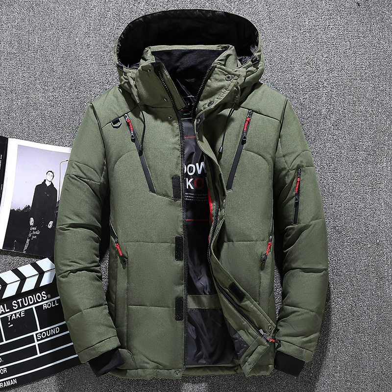 Winter Jacket Men Hooded Thick Warm Jacket Fashion Warm Outwear Casual Slim Parka Mens Jackets and Coats Mens Overcoat T200117