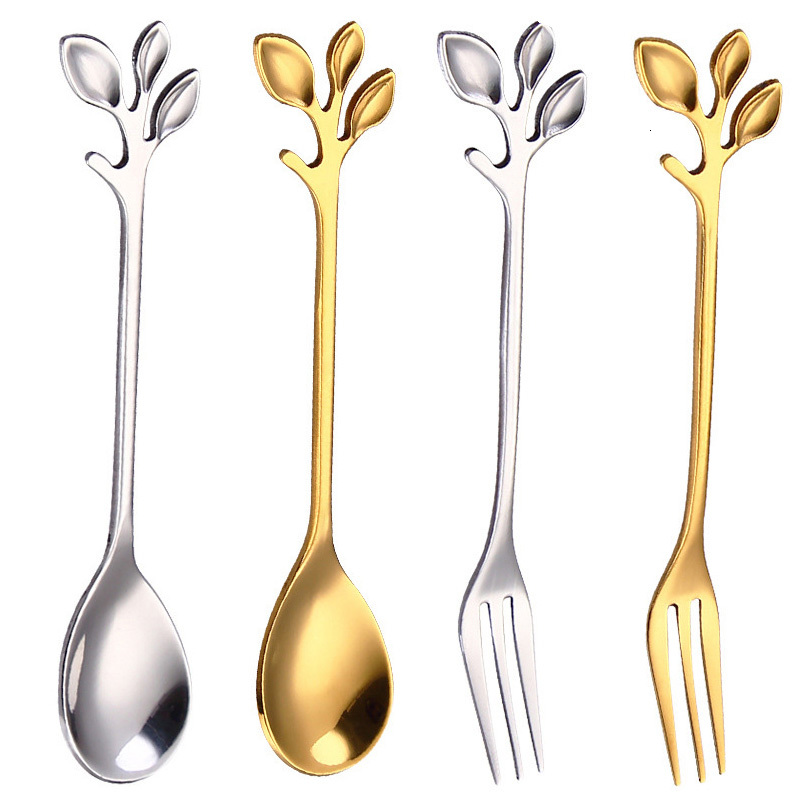 Stainless steel Tree branch fork gold dessert coffee spoons Home Kitchen Dining Flatware Stirring Spoon Drop Ship
Stainless steel Tree branch fork gold dessert coffee spoons Home Kitchen Dining Flatware Stirring Spoon Drop Ship