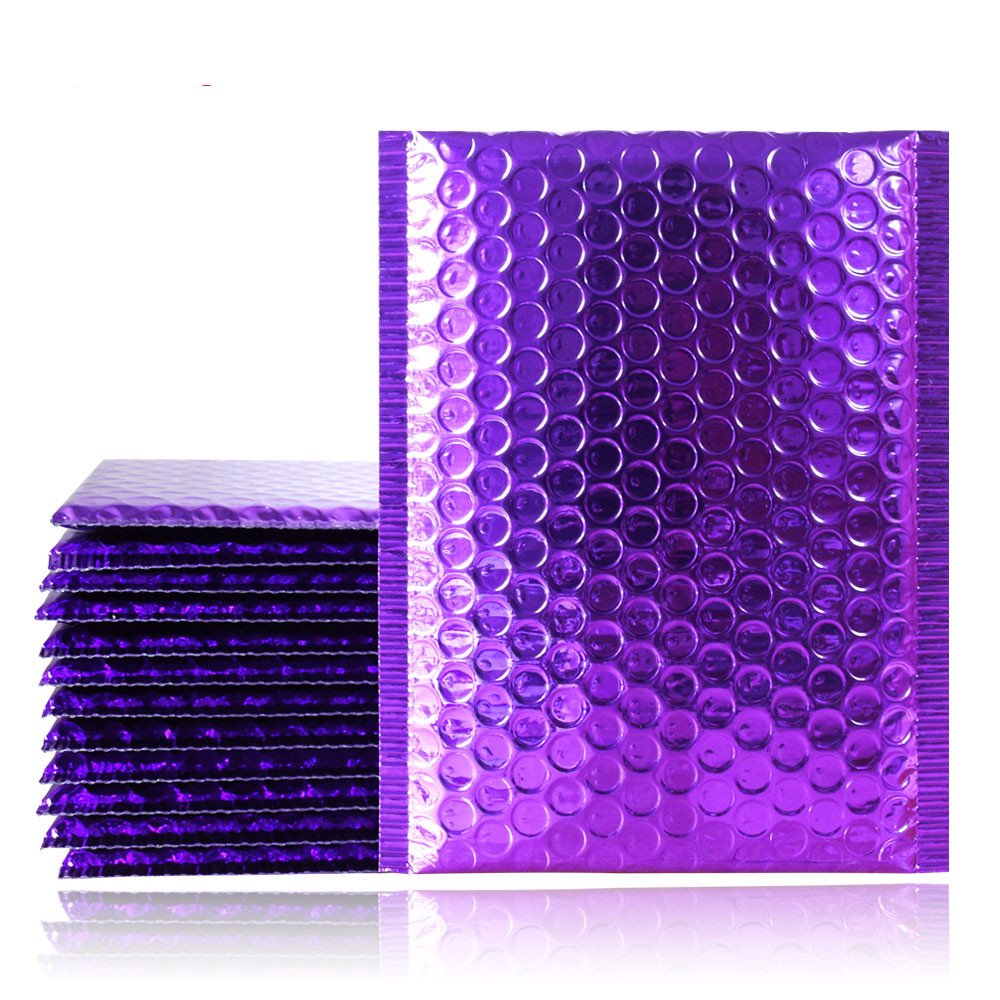18*23cm Purple Bubble Envelope Aluminum Foil Bags Padded Envelopes Self Seal Bubble Envelope Shipping Mailer
18*23cm Purple Bubble Envelope Aluminum Foil Bags Padded Envelopes Self Seal Bubble Envelope Shipping Mailer