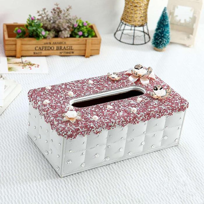 Fashion Crystals Home Living Room Office Tissue Box Paper Towels Container Bling Bling Car Tissue Box Case with Flowers Gift1
Fashion Crystals Home Living Room Office Tissue Box Paper Towels Container Bling Bling Car Tissue Box Case with Flowers Gift1