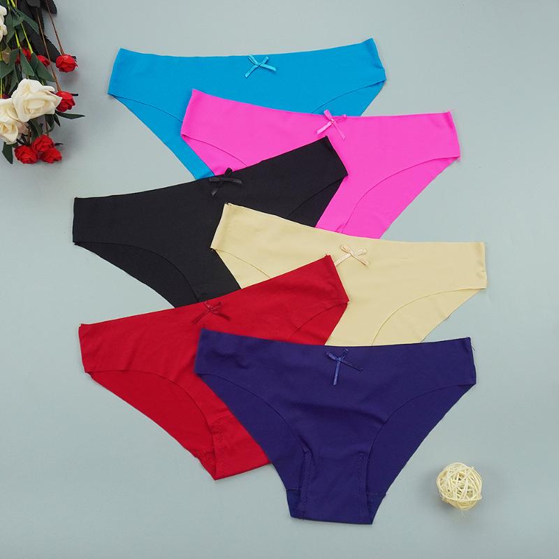 IXueJie Underwear Women Lingerie Femme Solid Color Panties Ice Silk Satin Panties Lady Briefs with Bow 6 Pcs Set Mid-Rise, Black;pink
IXueJie Underwear Women Lingerie Femme Solid Color Panties Ice Silk Satin Panties Lady Briefs with Bow 6 Pcs Set Mid-Rise, Black;pink