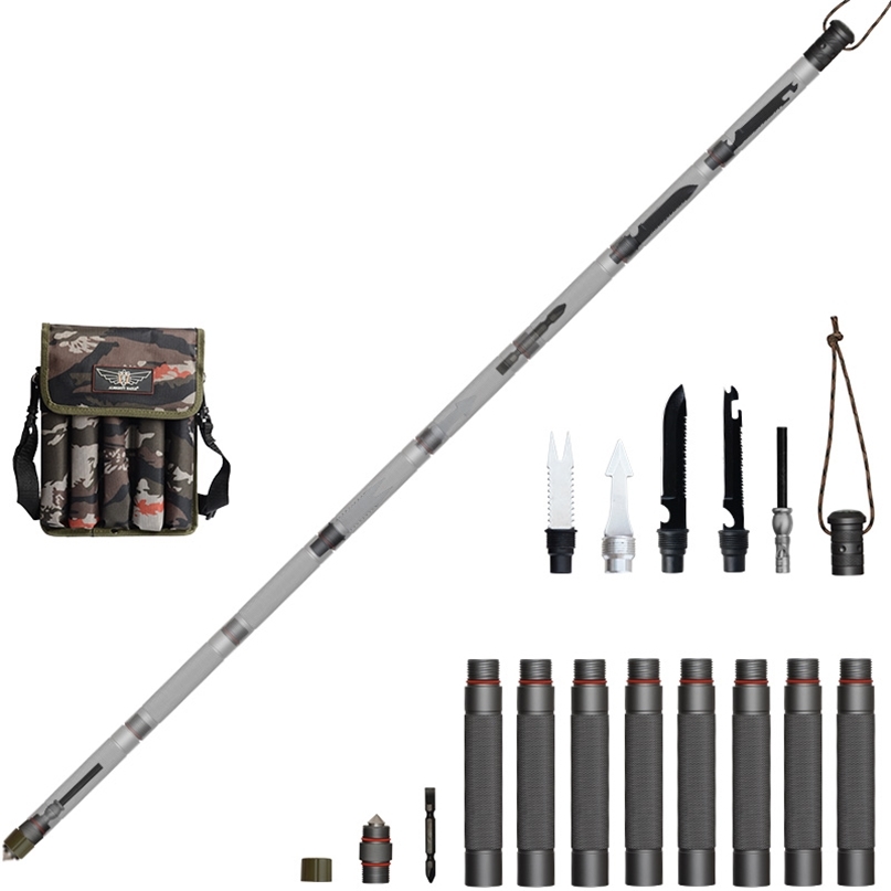 Dropshiping Walking stick Outdoor Defense Tactical Stick Alpenstock Hiking Camping Equipment Multifunctional Sticks 220301
Dropshiping Walking stick Outdoor Defense Tactical Stick Alpenstock Hiking Camping Equipment Multifunctional Sticks 220301