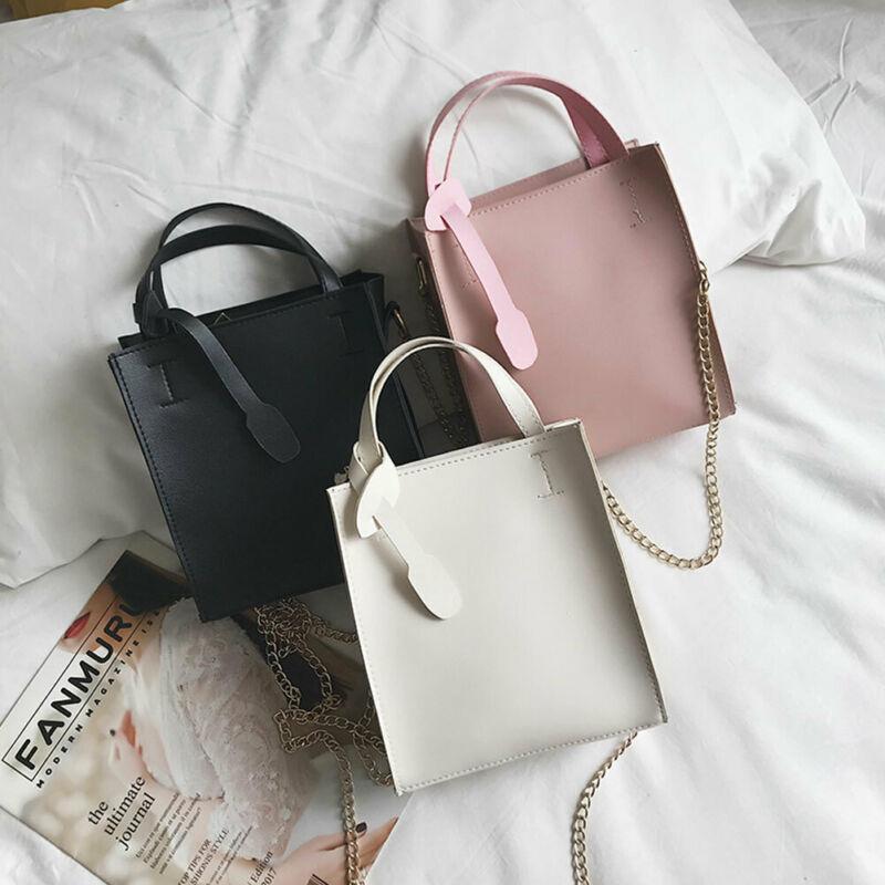 Hot Women Square Bucket Handbag Solid Chains PU Leather Shoulder Bag Tote Casual Female Messenger Bag, Black
Hot Women Square Bucket Handbag Solid Chains PU Leather Shoulder Bag Tote Casual Female Messenger Bag, Black