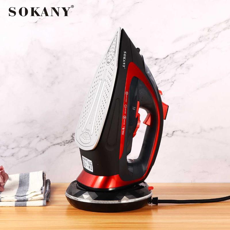 SOKANY 2400W 220V Cordless Electric Steam Iron Rechargable Spray Steam Iron Clothes Electric Irons Multifunction Adjustable
SOKANY 2400W 220V Cordless Electric Steam Iron Rechargable Spray Steam Iron Clothes Electric Irons Multifunction Adjustable