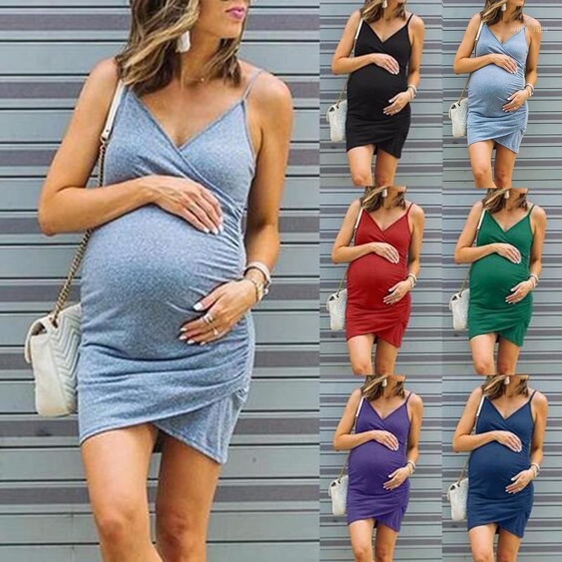 Spring and Summer Explosions Dress Casual Maternity Solid Color Condole Belt Hip Dress Size Maternity Clothes 5XL1, As diagram
Spring and Summer Explosions Dress Casual Maternity Solid Color Condole Belt Hip Dress Size Maternity Clothes 5XL1, As diagram