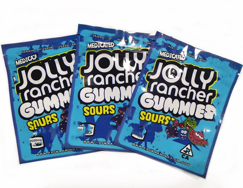 In stock Ready to Ship Edible Gummy Candy Food Packing Bag Medicated jolly rancher gummies sour 3.5g mylar bag
In stock Ready to Ship Edible Gummy Candy Food Packing Bag Medicated jolly rancher gummies sour 3.5g mylar bag