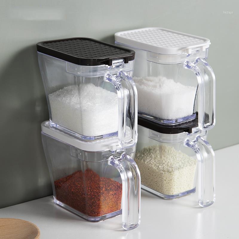 550ml Seasoning Storage Container Plastic Kitchen Seasoning Jar With Handle And Spoon Sealed Box Kitchen Storage Box1
550ml Seasoning Storage Container Plastic Kitchen Seasoning Jar With Handle And Spoon Sealed Box Kitchen Storage Box1