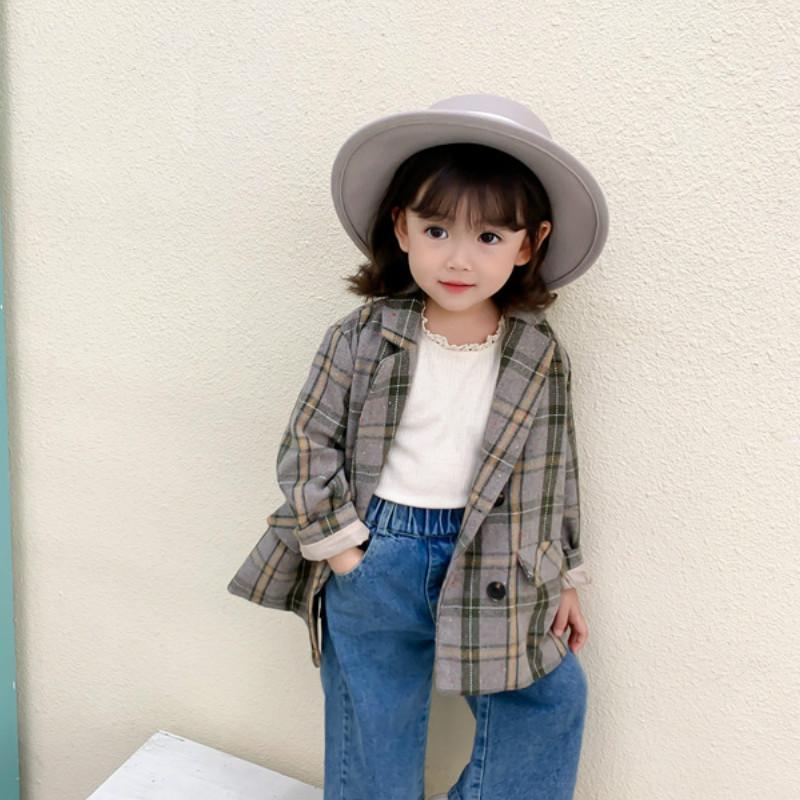 2020 Autumn New Arrival Girls Fashion Woolen Jackets Children Clothes Kids Plaid Coat, Khaki
2020 Autumn New Arrival Girls Fashion Woolen Jackets Children Clothes Kids Plaid Coat, Khaki