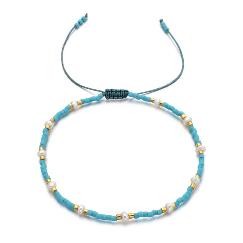 Japanese MIYUKI Glass Beads Pearl Strands Bracelet Classic Jewelry for Women Gift
