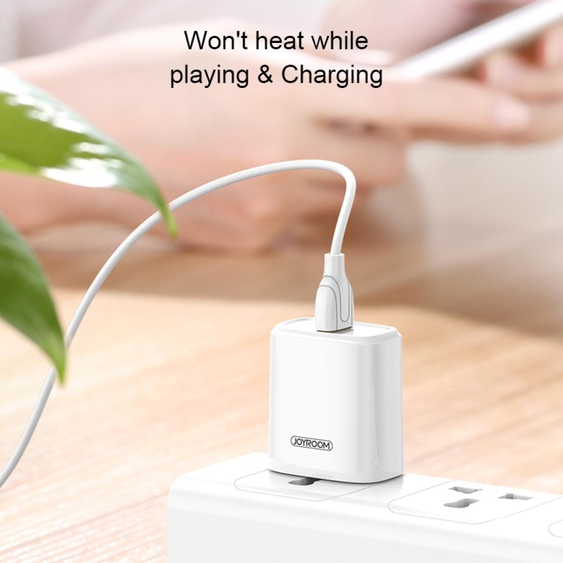 JOYROOM L-M126 24A USB Travel Wall Charger Power Plug Adapter with USB-C Type-C Cable US Plug
JOYROOM L-M126 24A USB Travel Wall Charger Power Plug Adapter with USB-C Type-C Cable US Plug