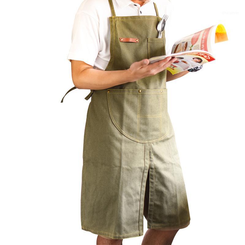 2018 Aprons Canvas Hot Sale Cotton Green Cafe Cowboy Uniform Unisex Aprons for Woman Men's Kitchen Chef Waiter Cooking pinafore1
2018 Aprons Canvas Hot Sale Cotton Green Cafe Cowboy Uniform Unisex Aprons for Woman Men's Kitchen Chef Waiter Cooking pinafore1