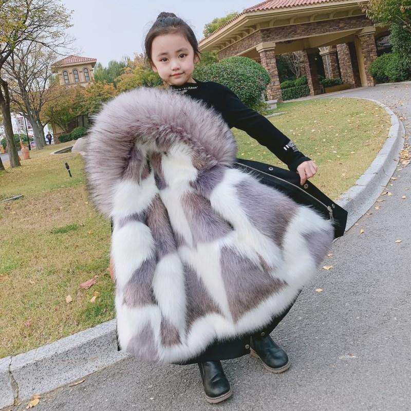 Kids Girls Fashion 2020 Autumn Winter Coat Faux Fur Liner Detachable Parkas Children Girls Thicken Warm Hooded Outerwear W901, Kahki dot fur
Kids Girls Fashion 2020 Autumn Winter Coat Faux Fur Liner Detachable Parkas Children Girls Thicken Warm Hooded Outerwear W901, Kahki dot fur