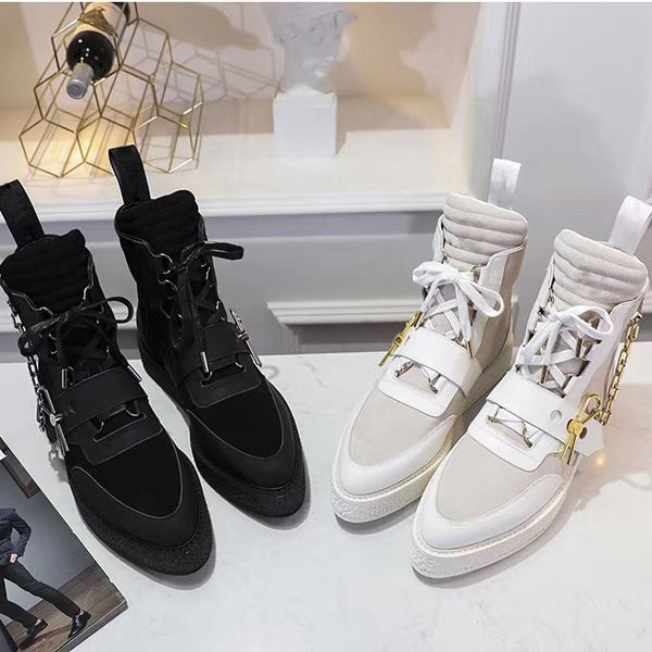 New arrival 2020 CREEPER ankle boots Women Men Latest boots Golden chain reaction sneakers decoration size 35-45 for lovers model, Black
New arrival 2020 CREEPER ankle boots Women Men Latest boots Golden chain reaction sneakers decoration size 35-45 for lovers model, Black