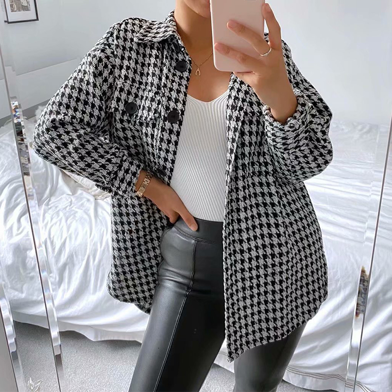 2021 New Autumn Plaid Long Sleeve Jackets Women Casual Turn-down Collar Single-breasted Coat Female Loose Ladies Office Outerwear 7ohv, Green
2021 New Autumn Plaid Long Sleeve Jackets Women Casual Turn-down Collar Single-breasted Coat Female Loose Ladies Office Outerwear 7ohv, Green