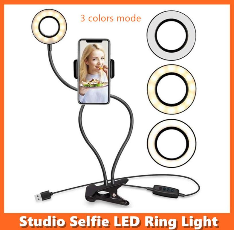 Studio Photo Selfie LED Ring Light with Cell Phone Mobile Holder for Youtube VK Live Stream Makeup Ring Lamp for /Android
Studio Photo Selfie LED Ring Light with Cell Phone Mobile Holder for Youtube VK Live Stream Makeup Ring Lamp for /Android