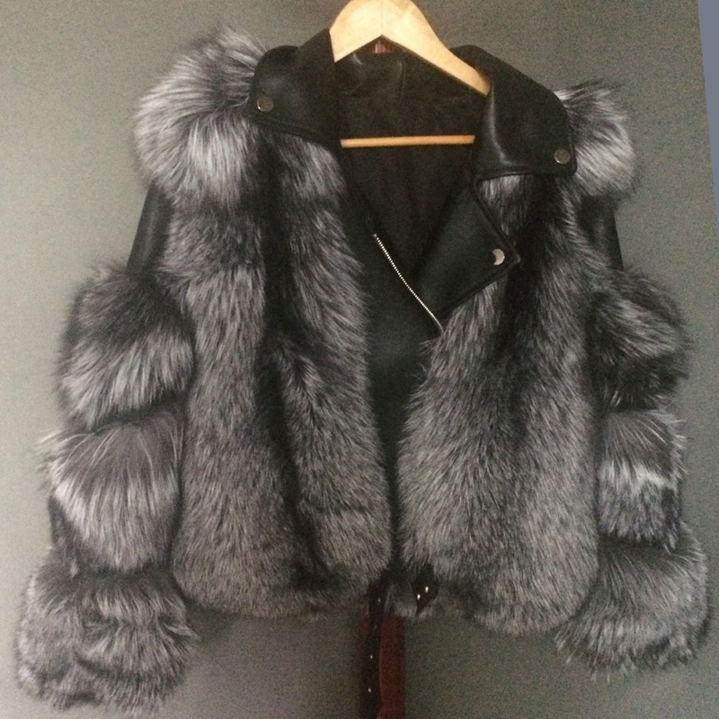 plus size women real sheep leather genuine fox fur coat short jacket fashion patchwork with belt winter furry 201103, Beige
plus size women real sheep leather genuine fox fur coat short jacket fashion patchwork with belt winter furry 201103, Beige