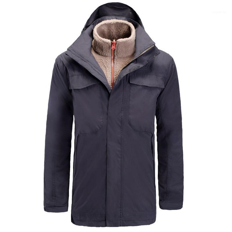 Outdoor Men's Removable Shoulder Raincoat Jacket Two-Piece Set Three-in-One Breathable Windproof Water Resistant Work Clothes Sk1, Navy blue
Outdoor Men's Removable Shoulder Raincoat Jacket Two-Piece Set Three-in-One Breathable Windproof Water Resistant Work Clothes Sk1, Navy blue