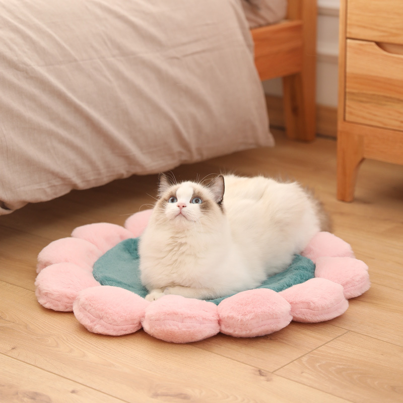 SHUANGMAO Pet Kennel Dog House Sofa Bed Sleeping Washable Cat Beds Mat For Large Small Medium Bulldog Mats Dogs Plush Supplies 201130